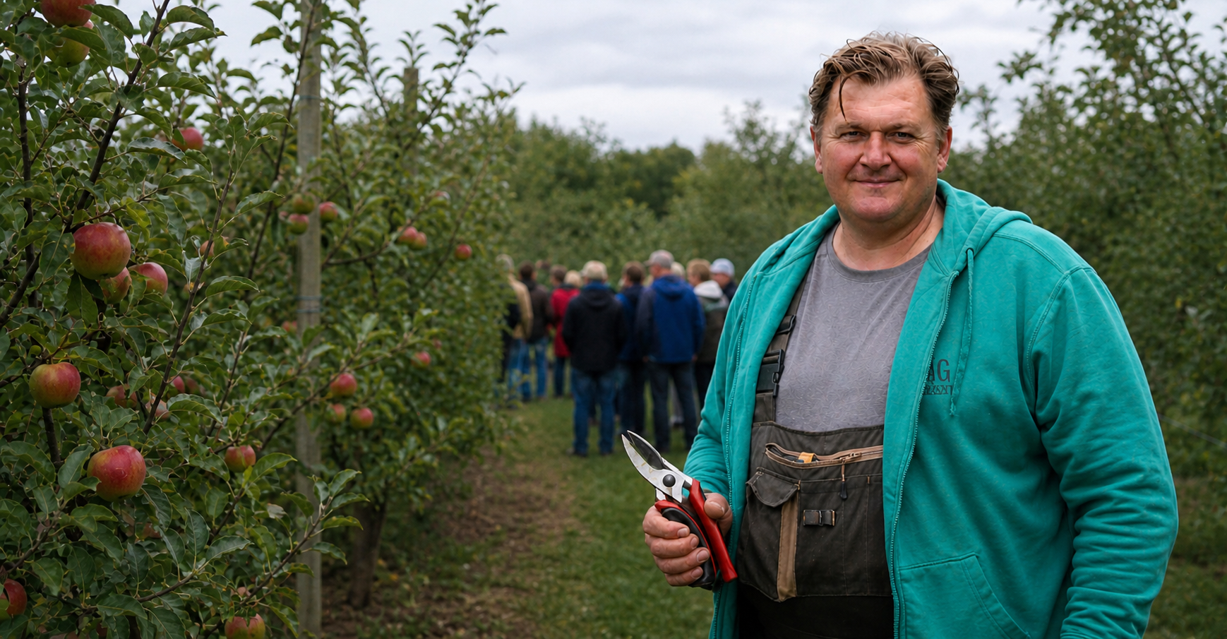 fruit trees in nursery